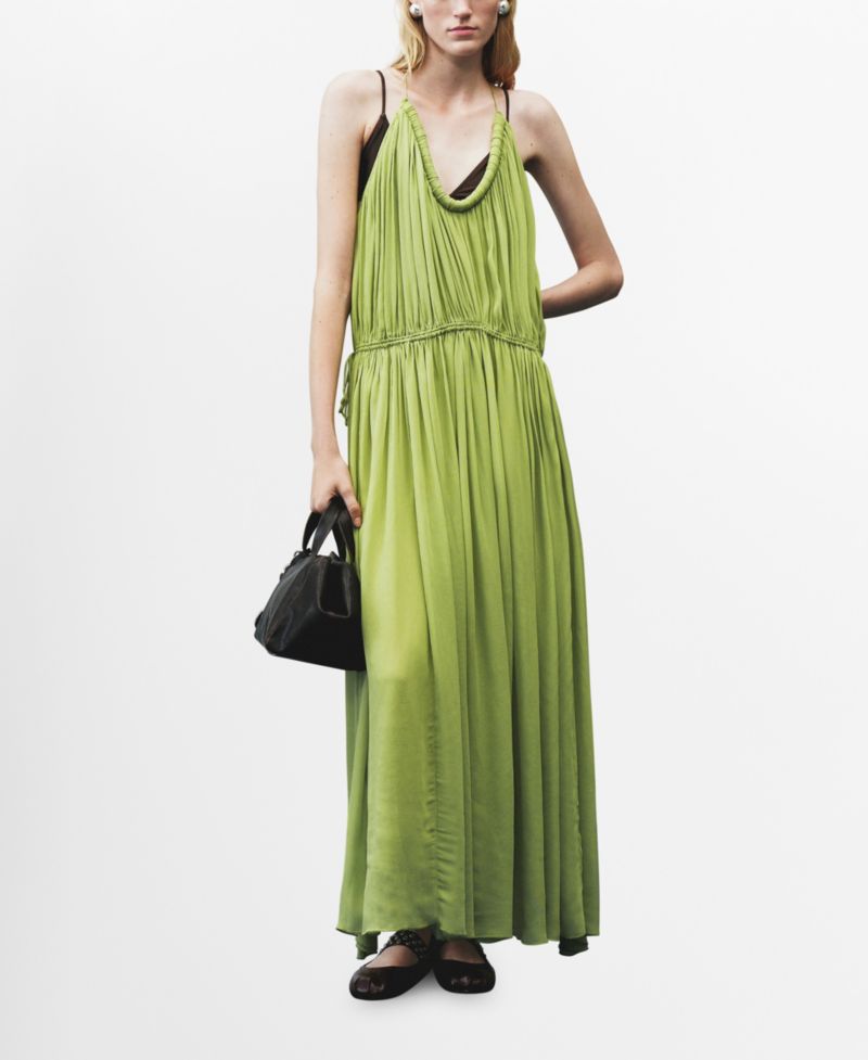 Women's Oversized Pleated Dress