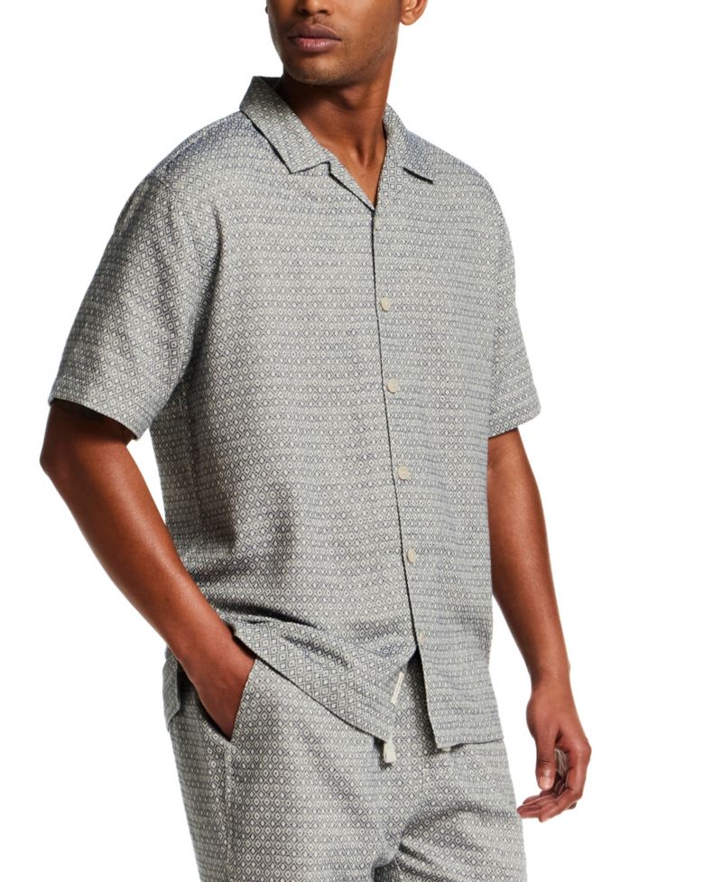 Men's Jacquard Knit Shirt