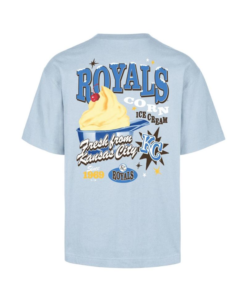 Men's Light Blue Kansas City Royals Ice Cream Parlor Foundation T-Shirt