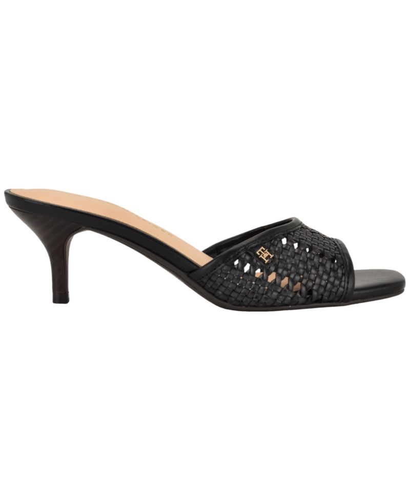 Women's Claihre Woven Kitten Heel Sandal