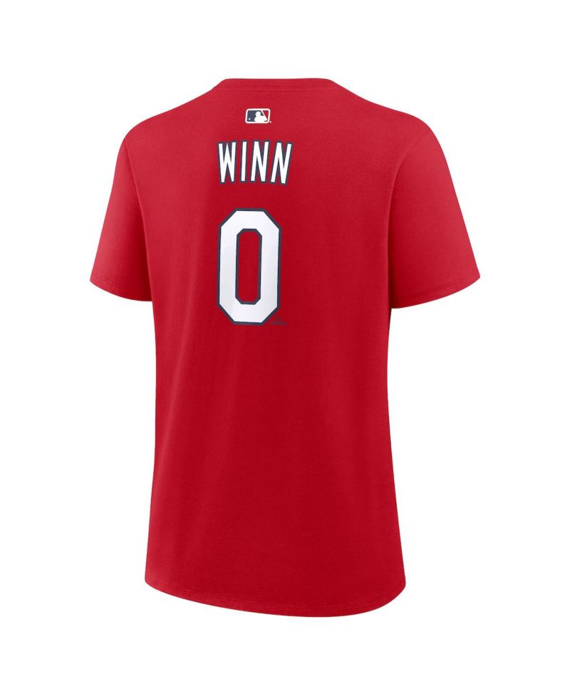 Women's Masyn Winn Red St. Louis Cardinals Name & Number T-Shirt