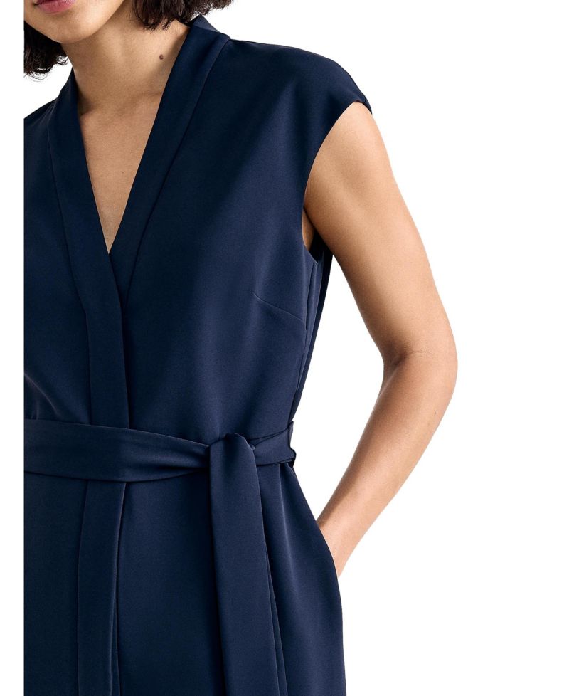 Women's Julie Wrap Belted Midi Dress