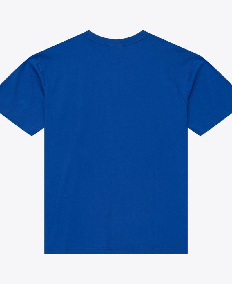 Men's Royal New England Patriots Core Essentials Micro Logo T-Shirt
