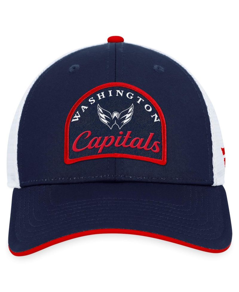 Branded Men's Navy/White Washington Capitals Fundamental Adjustable Hat