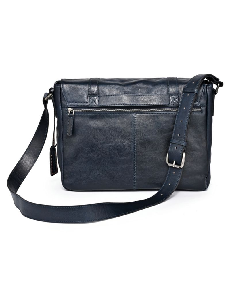 Moonlight Leather Messenger Bag