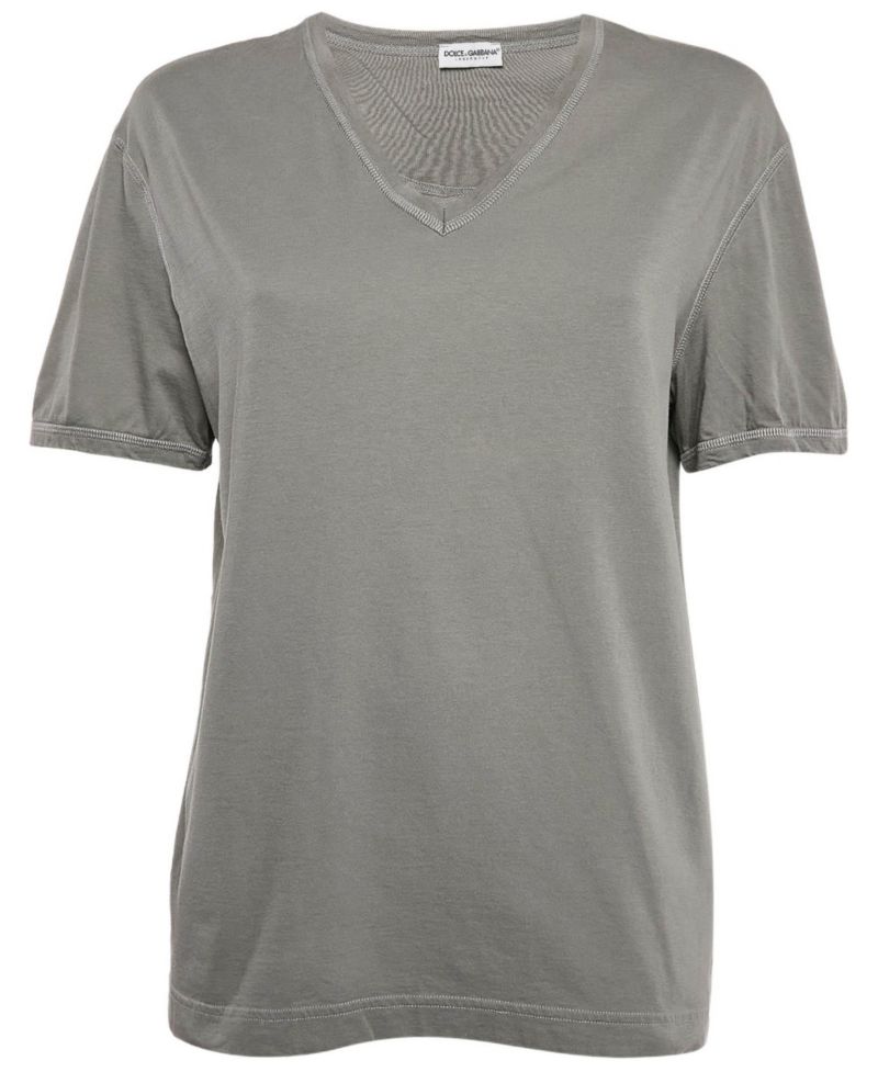 Women's Black And Beige Dice Key Printed Silk Short Sleeve Top