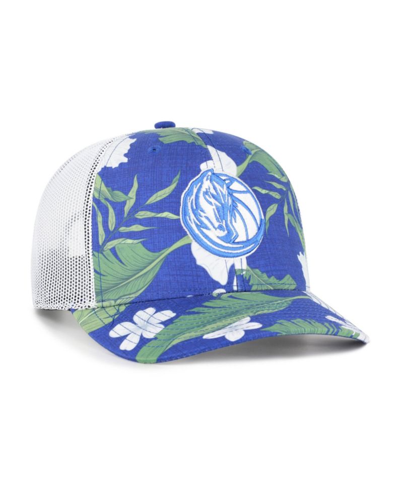 Men's '47 Royal Dallas Mavericks Beach Side Trucker Adjustable Hat