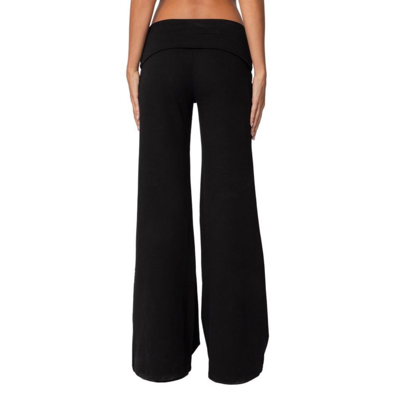 Women's Wide Leg Fold Over Pants