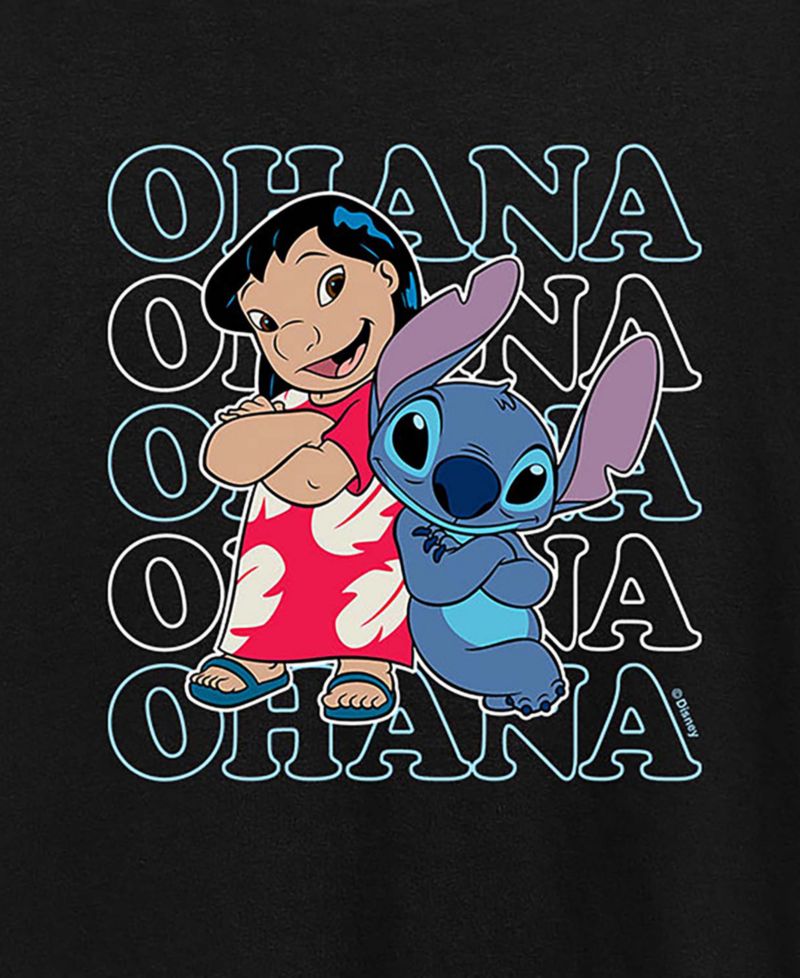Trendy Plus Size Lilo and Stitch Graphic T-shirt
