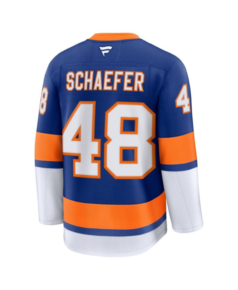 Men's Matthew Schaefer Royal New York Islanders Home Premium Jersey