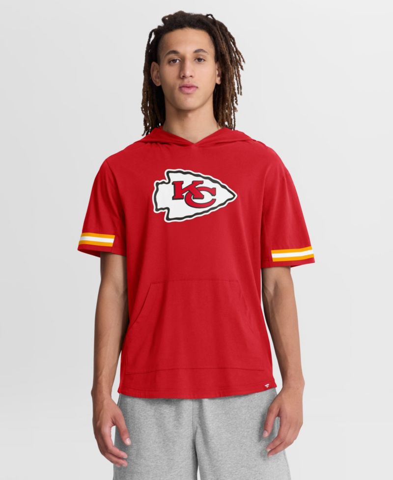 Men's Kansas City Chiefs Optimal Play Classic-Fit Short-Sleeve Hoodie