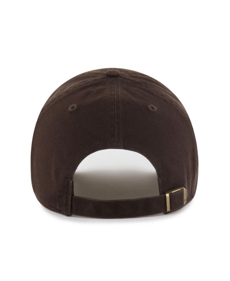 Men's '47 Brown Clemson Tigers Vault Clean Up Adjustable Hat