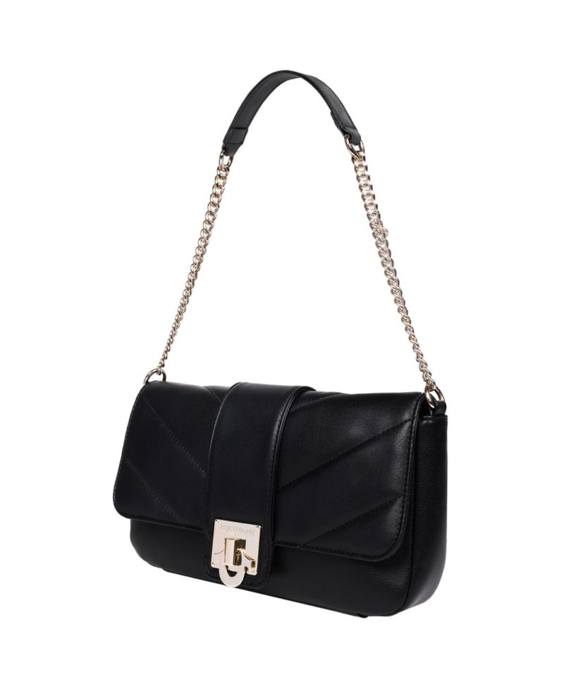 Quilted Flap Shoulder Bag with Mini Bag