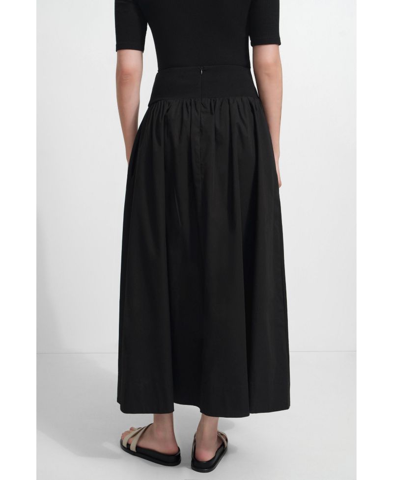 Women's Throop Flowy Cotton Maxi Skirt with Pockets