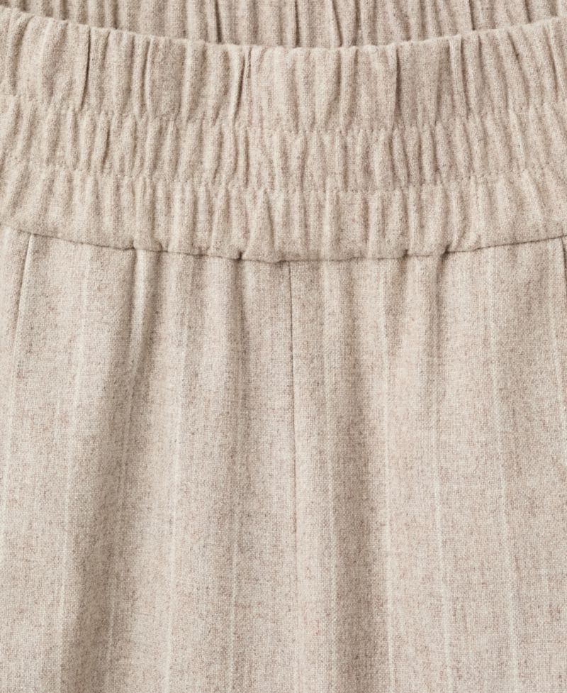Women's Pinstripe Wool Suit Pants