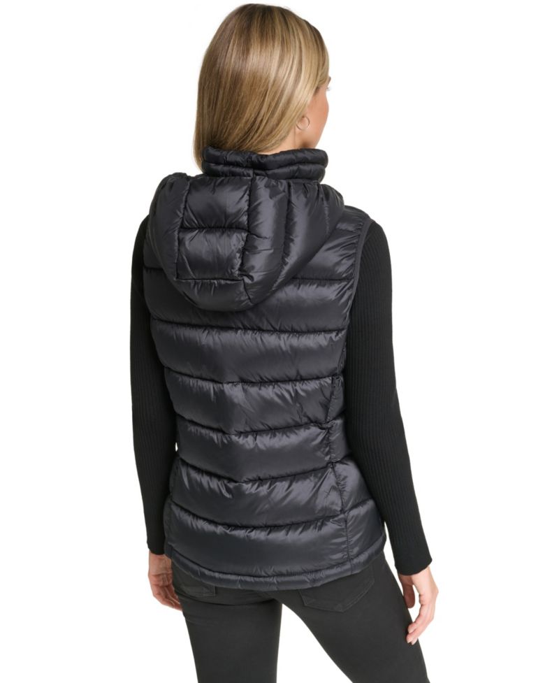 Women's Hooded Zip-Front Vest