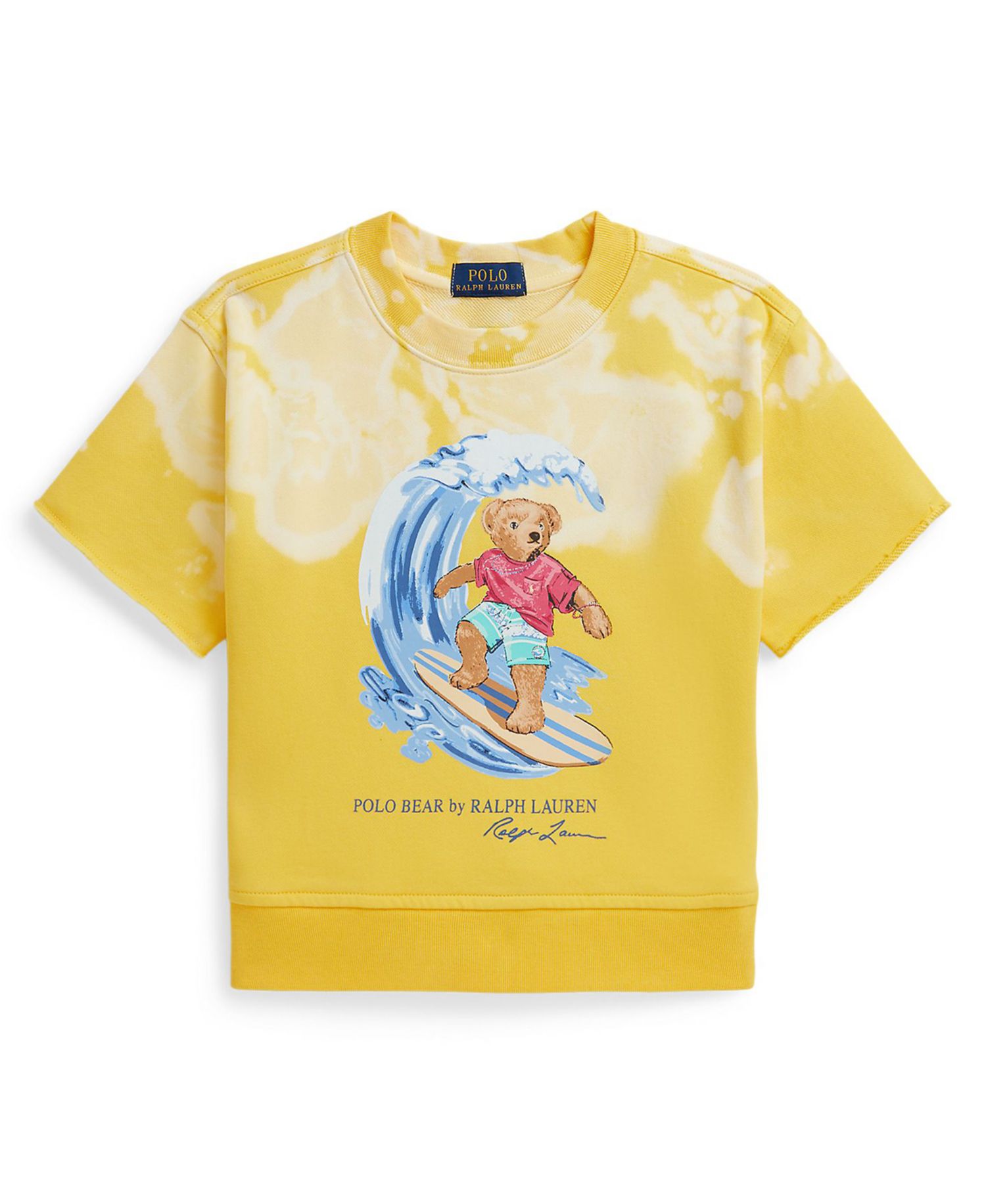 Махровая толстовка Polo Bear с коротким рукавом для мальчиков 2-7 лет
