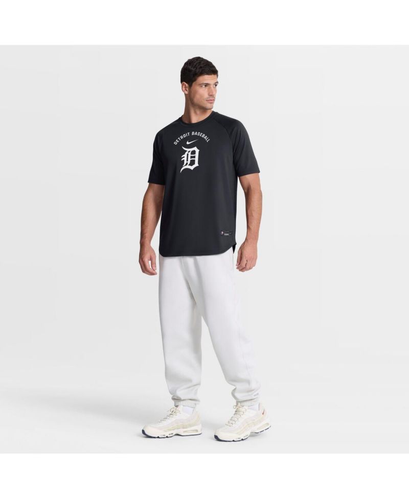 Men's Navy Detroit Tigers Authentic Collection Batting Practice Pre-Game Raglan Dri-FIT T-Shirt
