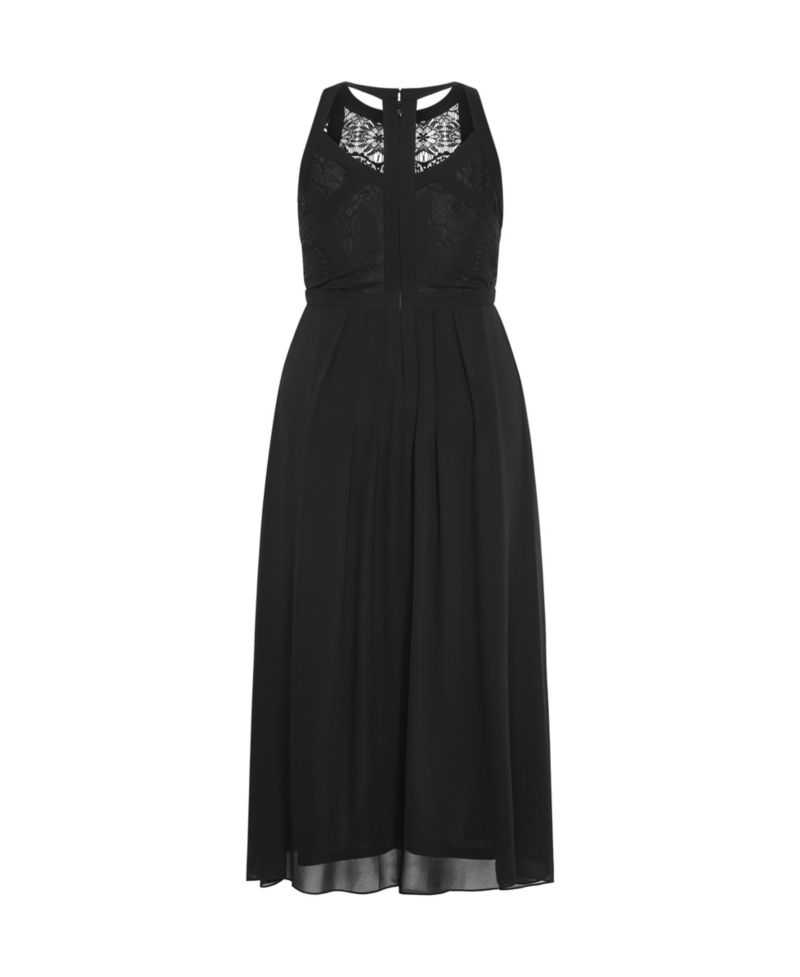 Women's Plus Size Panelled Bodice Maxi Women's Dress