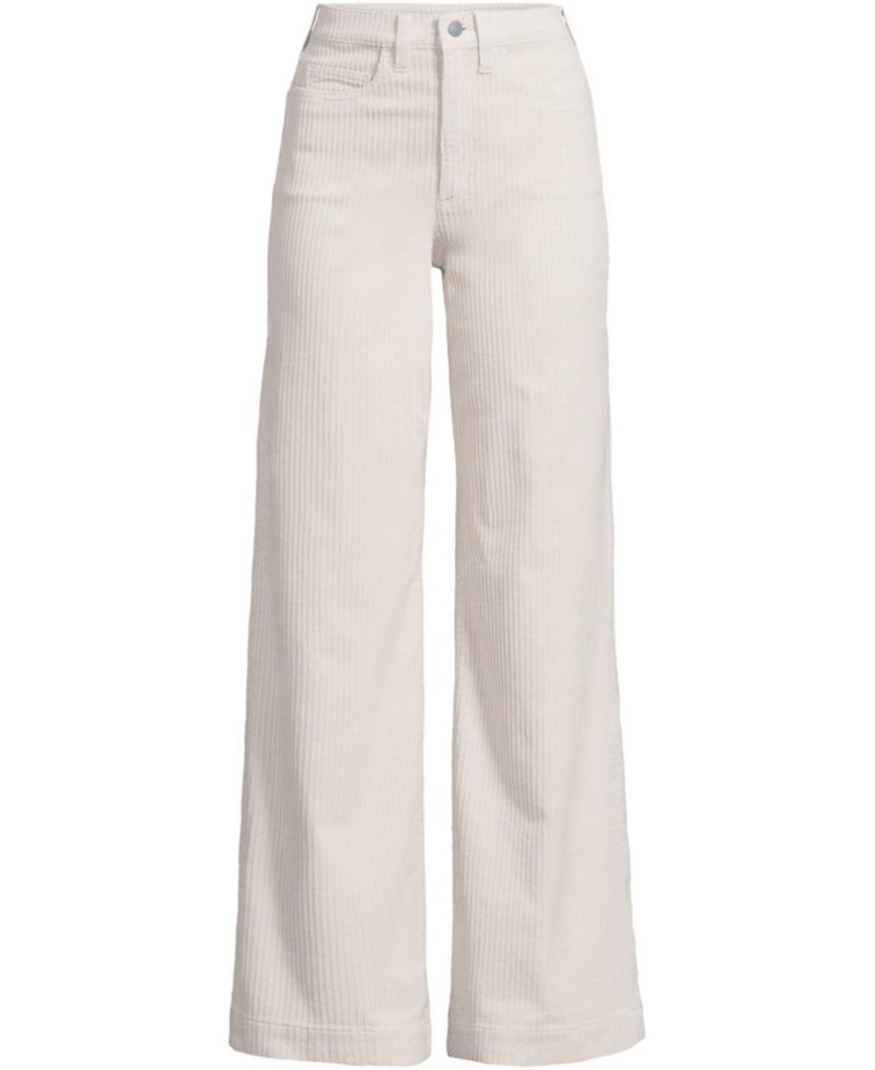 Women's High Rise Wide Leg Corduroy Pants