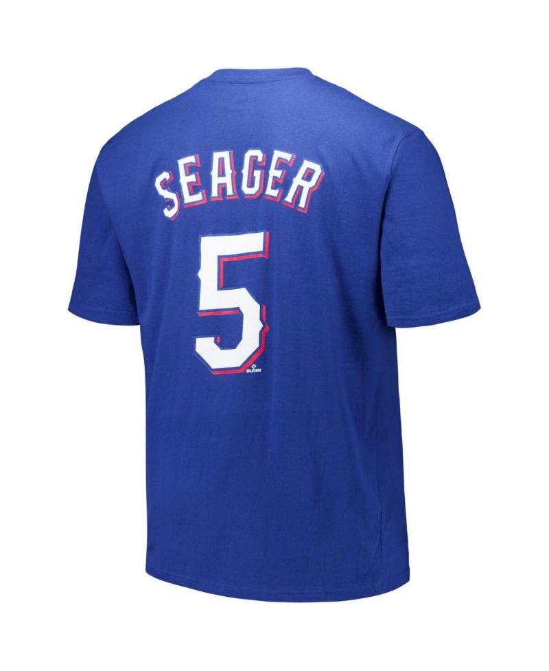 Men's Corey Seager Royal Texas Rangers Big & Tall Name & Number T-Shirt