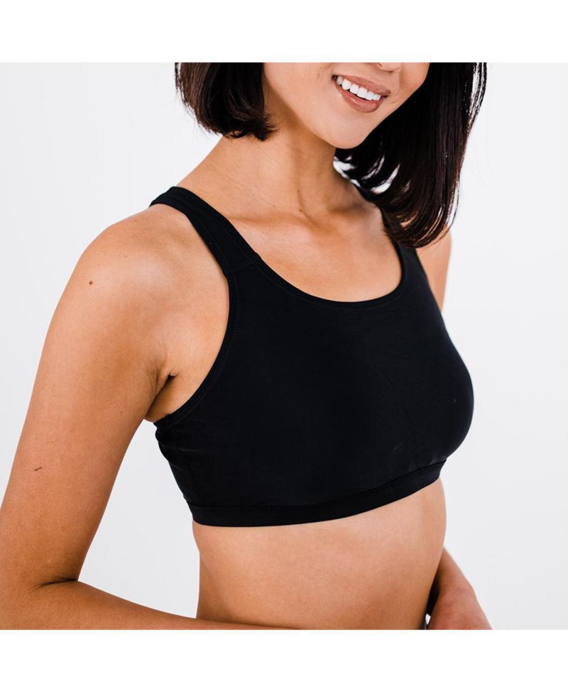 Women's Racerback Swim Bra with Removable Cups