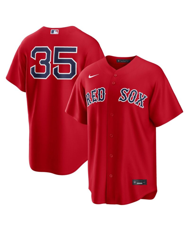 Men's Garrett Crochet Red Boston Red Sox Alternate Replica Jersey