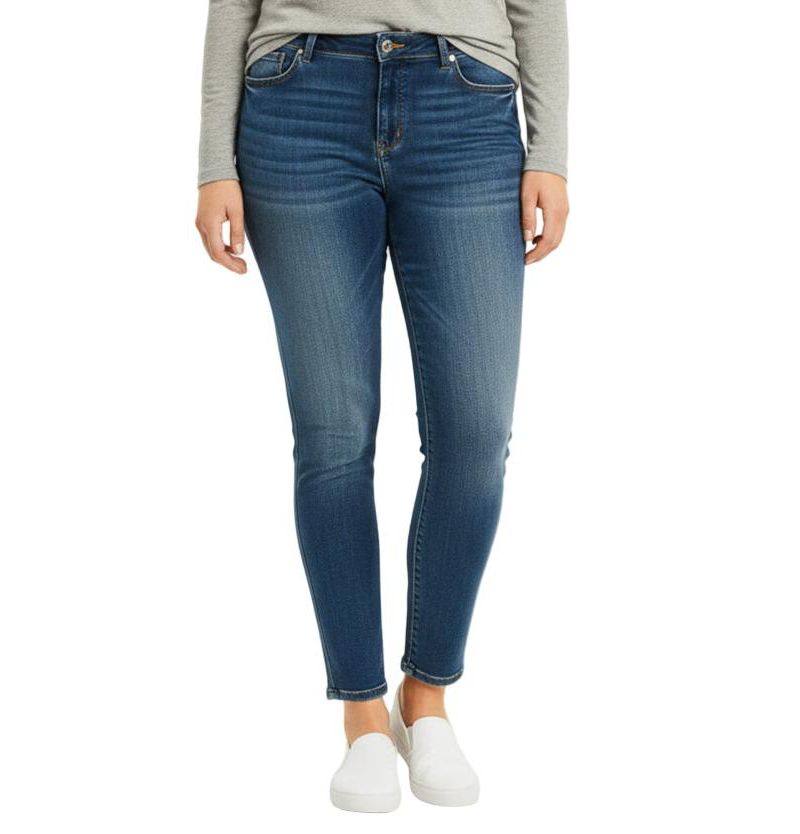 Women's Denim high rise skinny in 28" inseam ankle length