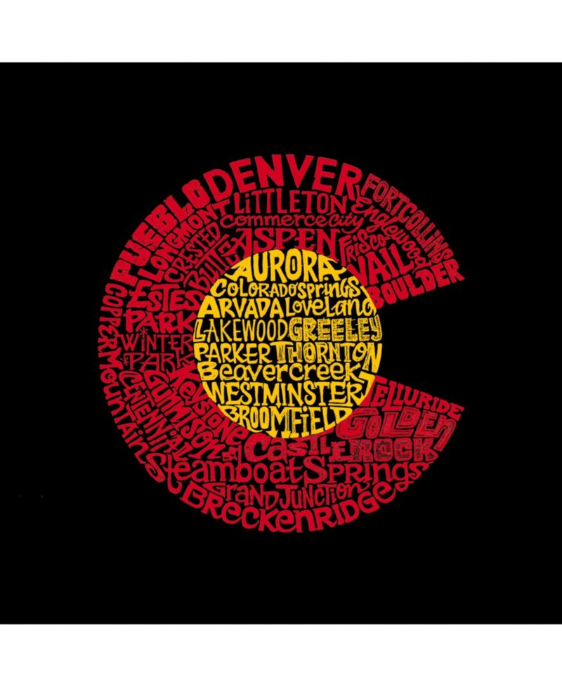 Men's Word Art Colorado Crewneck Sweatshirt