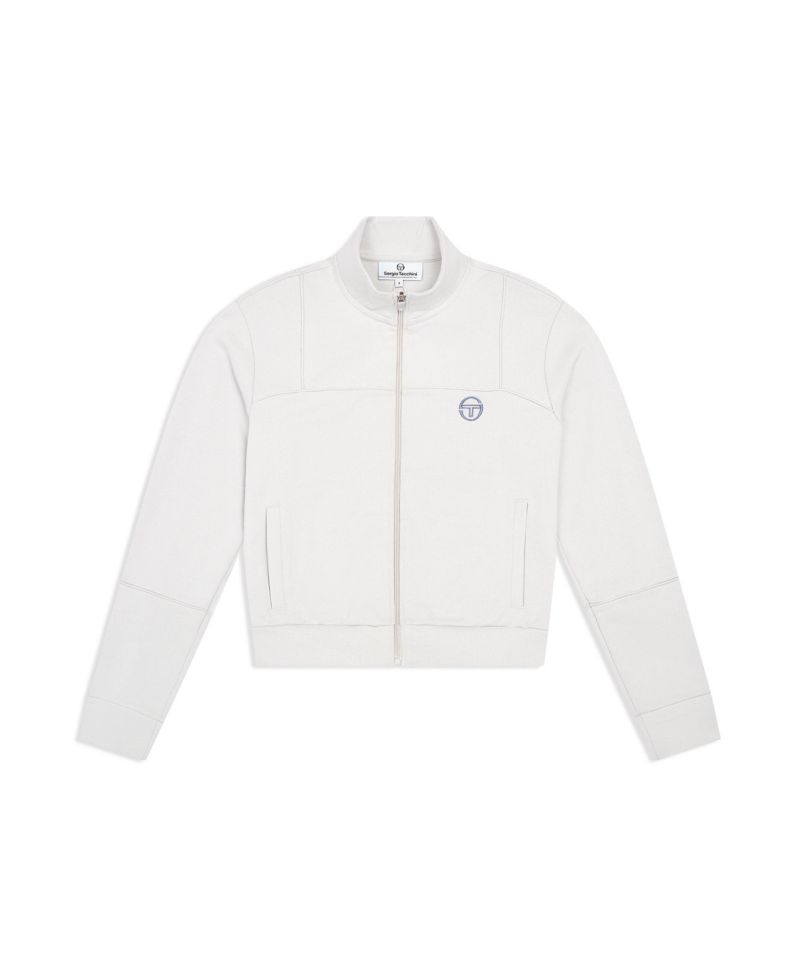 Women's Lineo Mock-Neck Premium-French-Terry Track Jacket