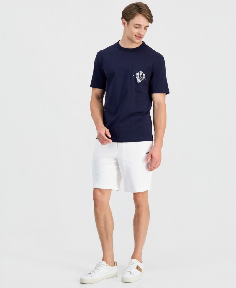 HUGO Men's Durstee Crewneck Graphic T-Shirt