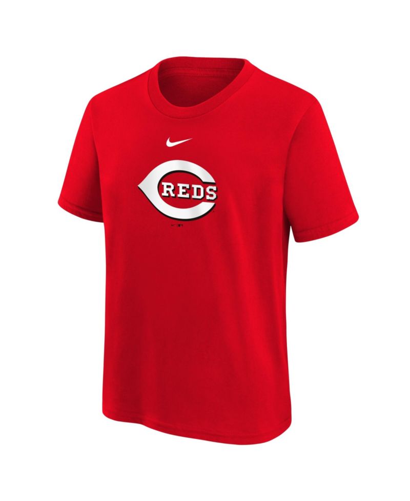 Big Boys and Girls Red Cincinnati Reds Large Logo T-Shirt