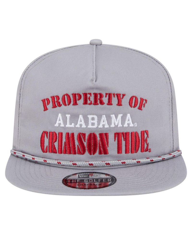 Men's Gray Alabama Crimson Tide Golfer Vintage Adjustable Hat