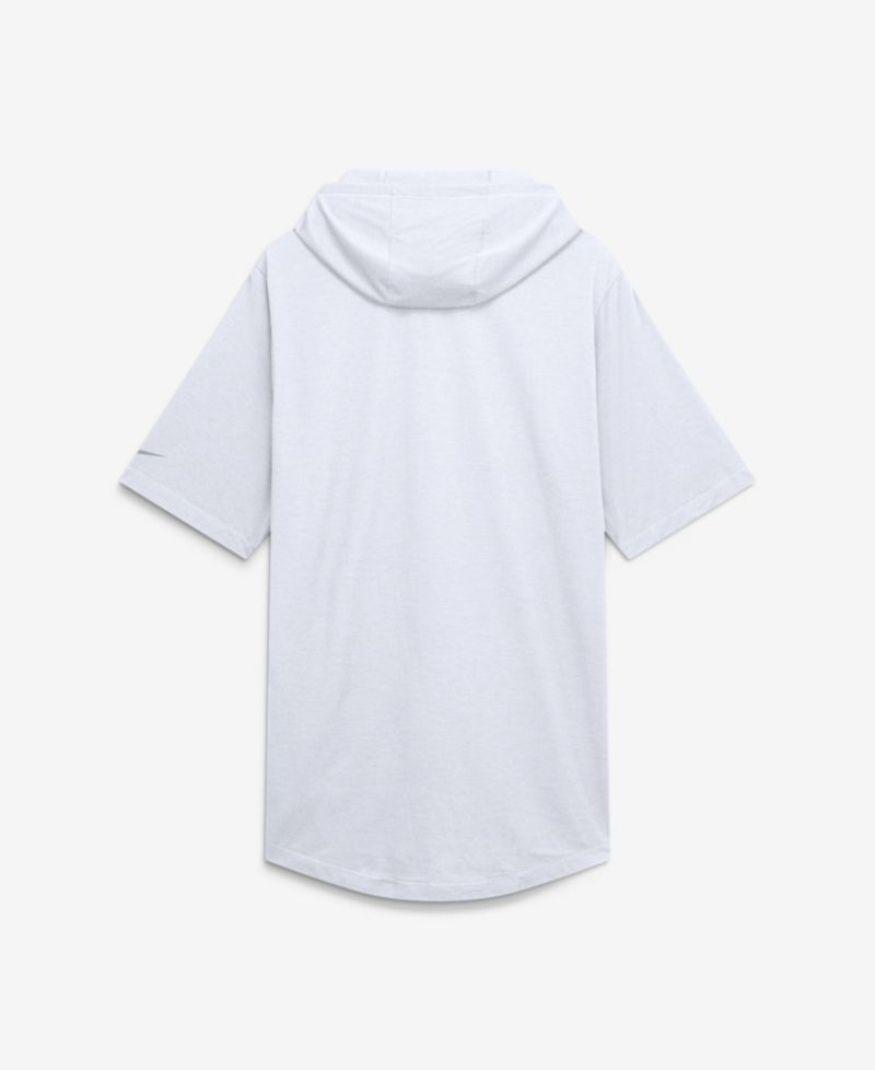Men's White Minnesota Vikings Tri-Blend Hooded T-Shirt