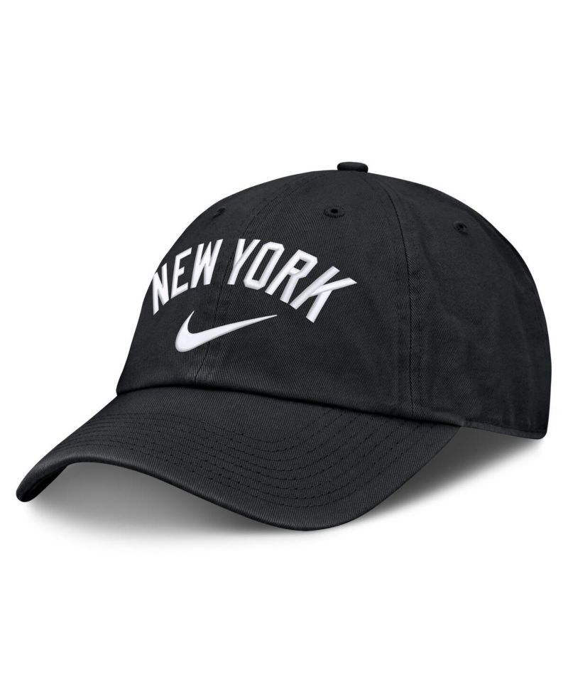 Men's Black New York Yankees Primetime Club Adjustable Hat