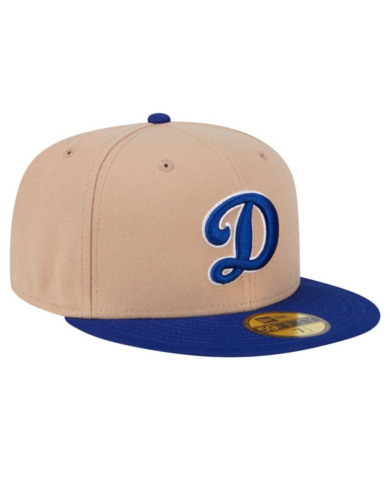 Men's Khaki Los Angeles Dodgers 59FIFTY Fitted Hat