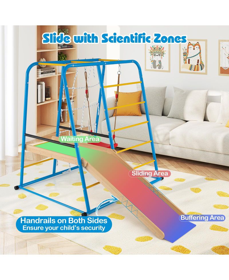 6-in-1 Indoor Jungle Gym, Ages 3+