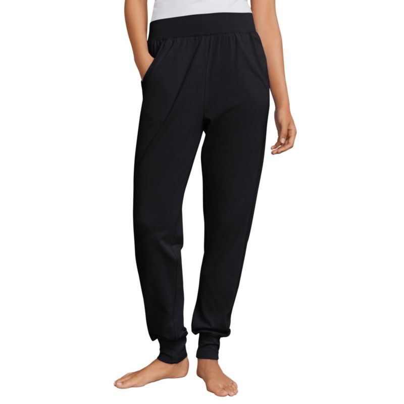 Women's Cotton Spandex Jersey Jogger Sleep Pants