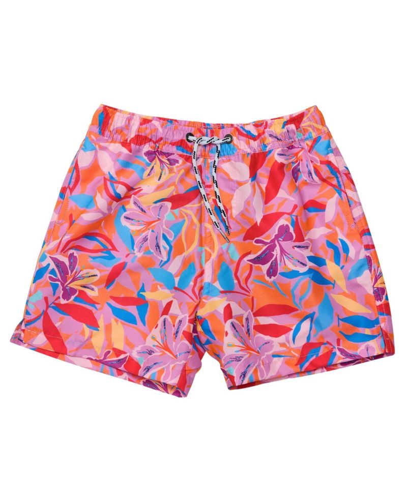 Big Boys Blooming Sunset Sustainable Swim Short