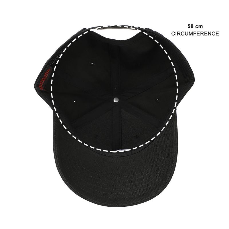 Men's Dungeons and Dragons Embroidered Logo Black Traditional Adjustable Hat