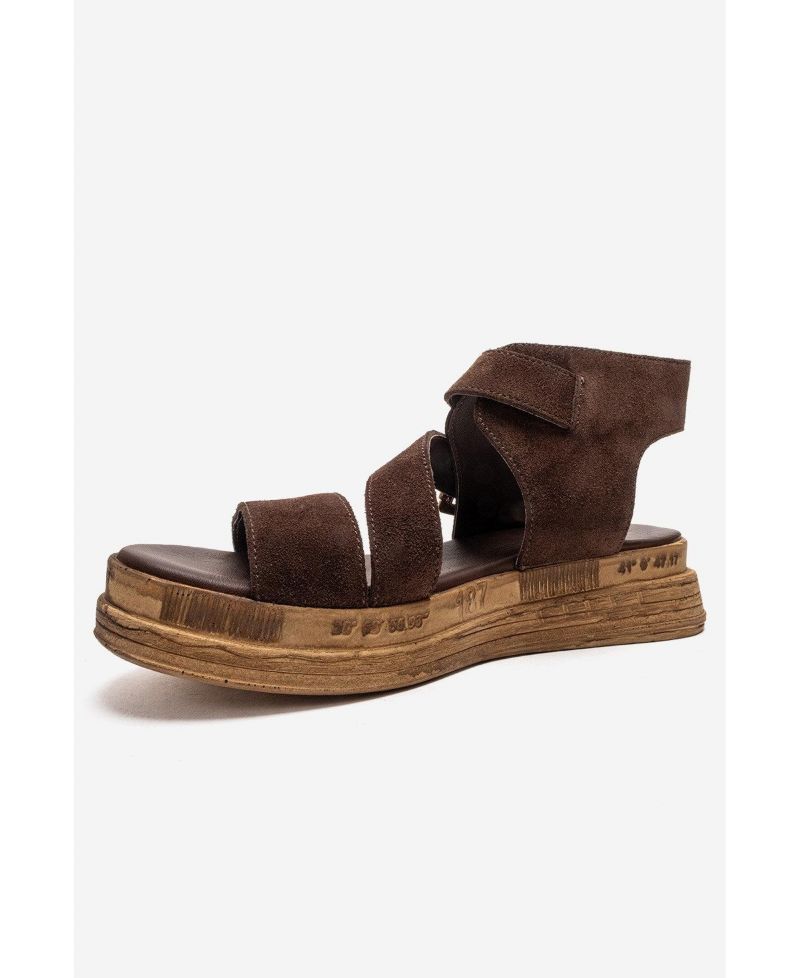 Women's Lorentis Leather Double Buckle Sandal