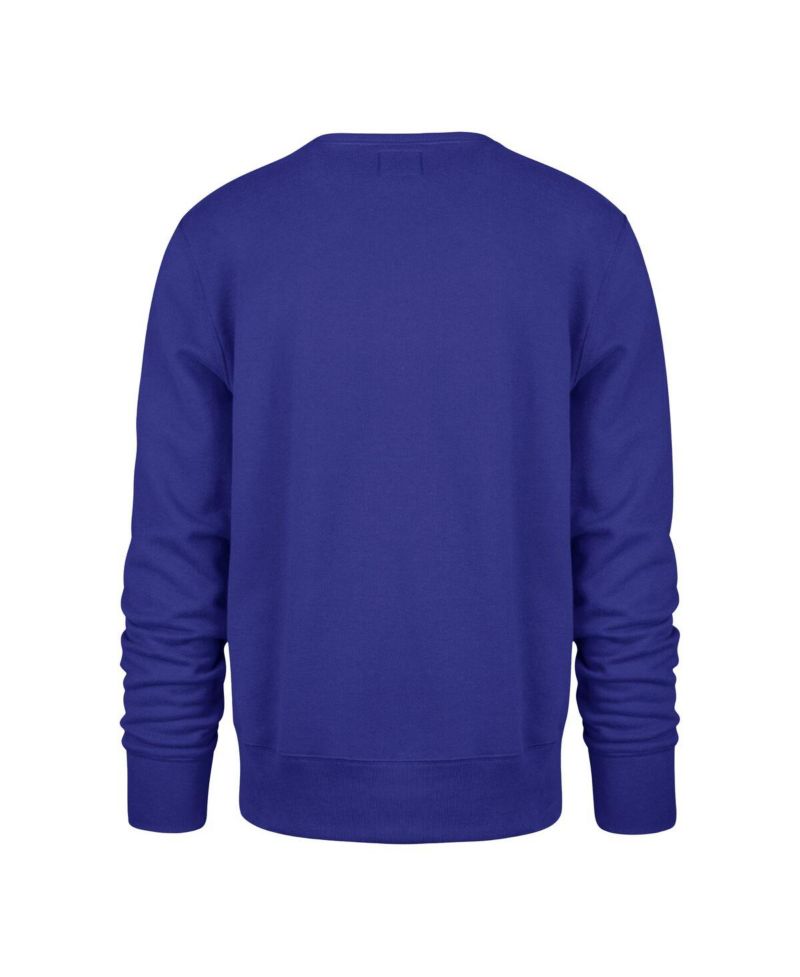 47 Men's & Women's Blue Dallas Mavericks Brush By Headline Crewneck Sweatshirt