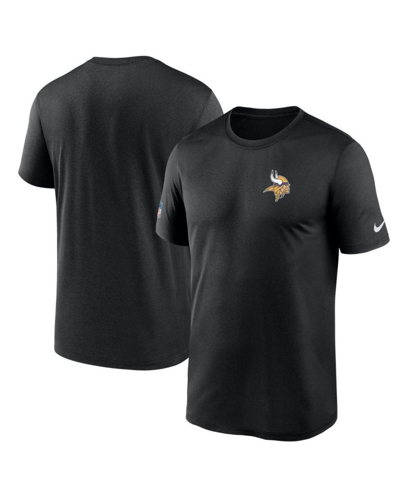Men's Black Minnesota Vikings Sideline Legend Small Logo Dri-FIT T-Shirt