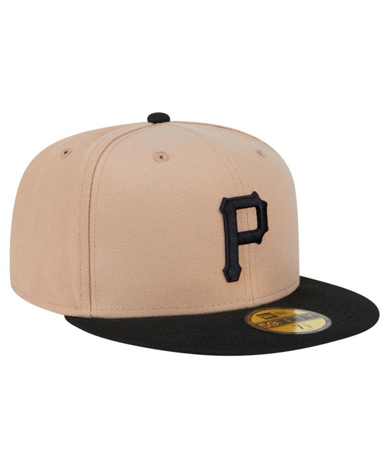 Men's Khaki Pittsburgh Pirates 59FIFTY Fitted Hat
