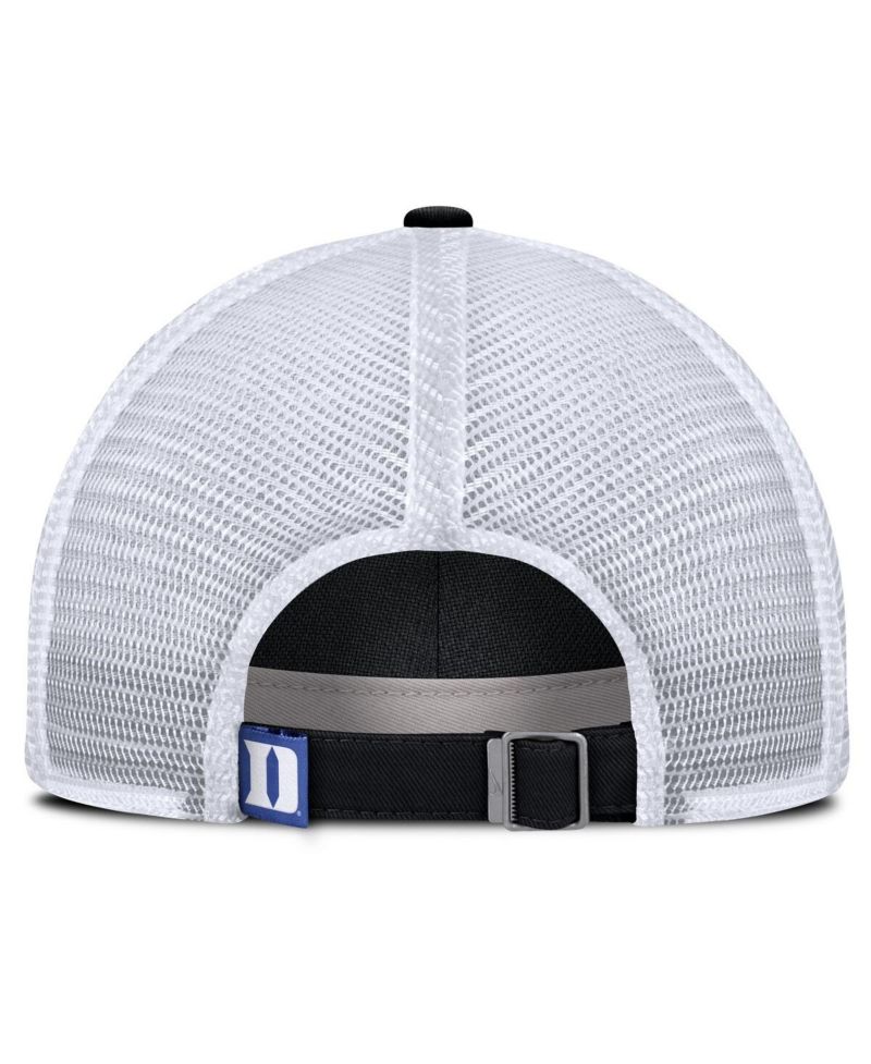 Men's Black Duke Blue Devils 2025 Gameday On-Field Club Adjustable Trucker Hat