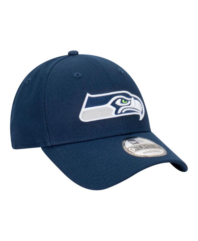 Men's College Navy Seattle Seahawks Core Team 9FORTY Adjustable Hat