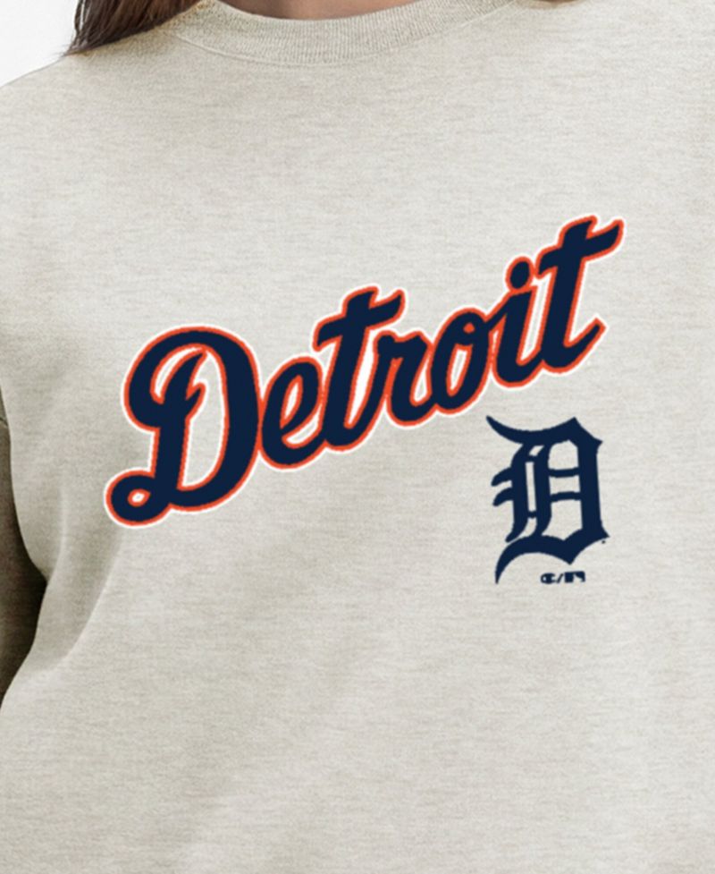 Women's Detroit Tigers All-Star Relaxed-Fit Dropped-Shoulder Sweatshirt