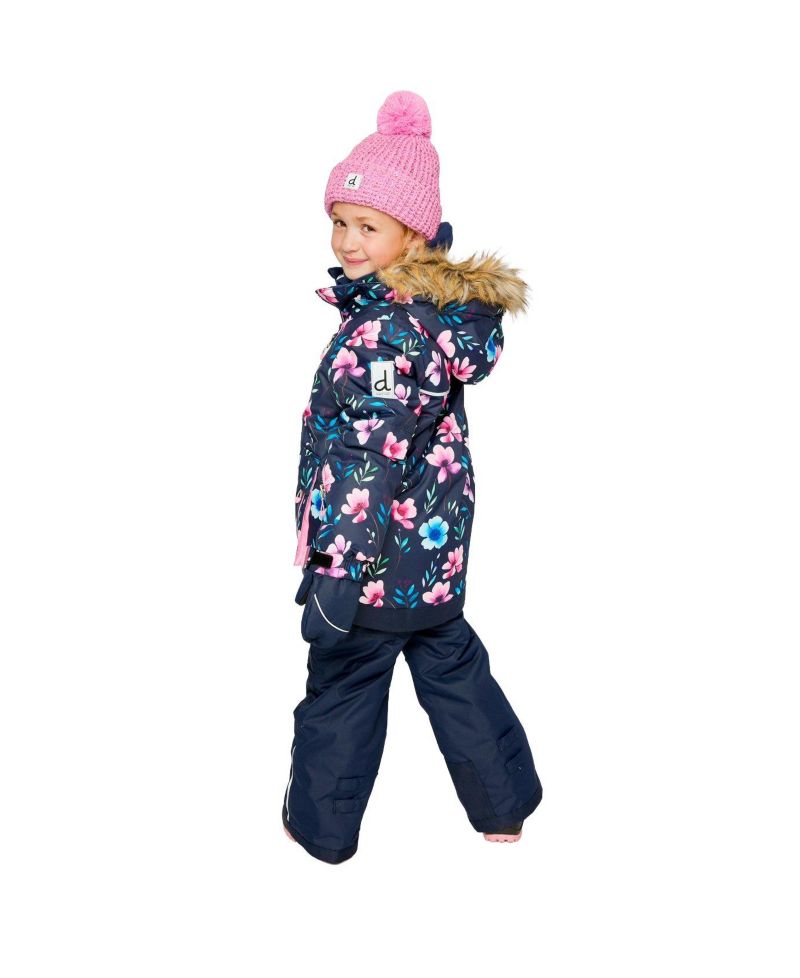 Little and Big Girl's (6-14) Two Piece Play Snowsuit