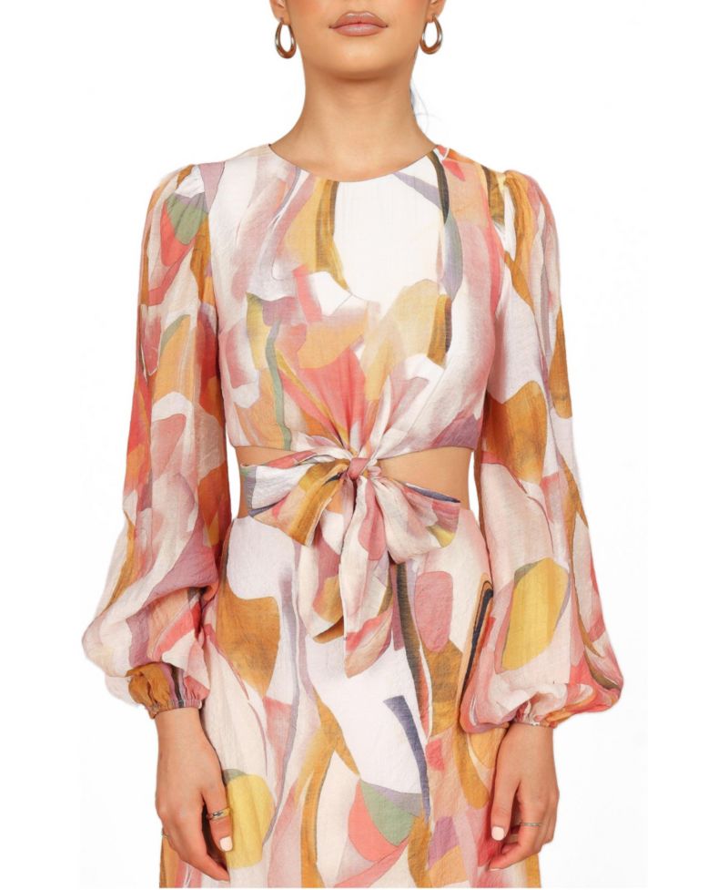 Women's Laquin Long Sleeve Maxi Dress