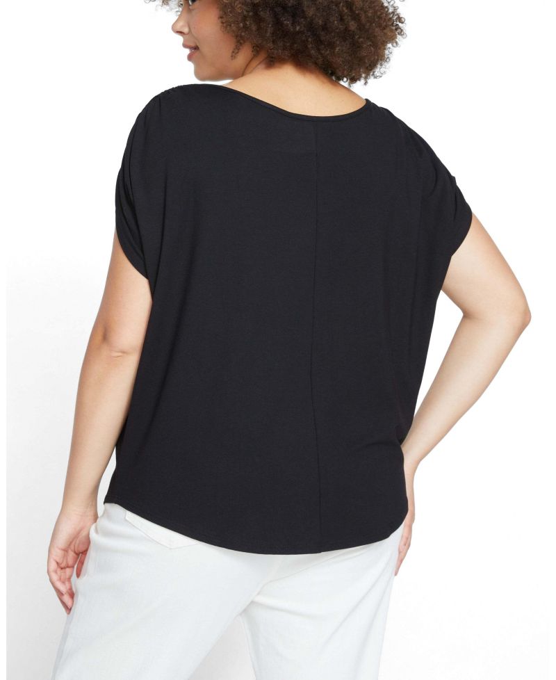 Plus Size Divine Jersey Gathered Tee